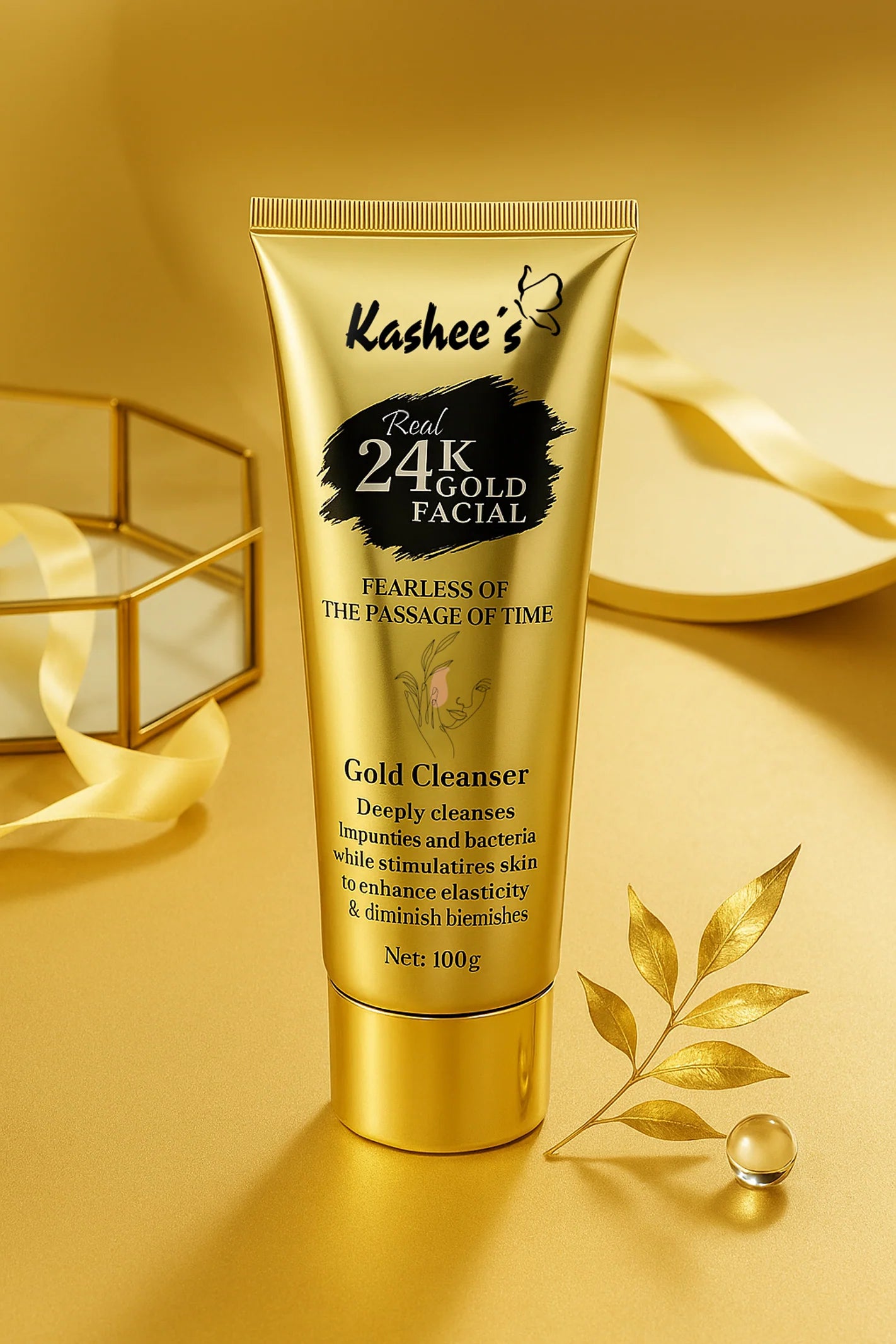 Kashees Real 24K Gold Facial Box