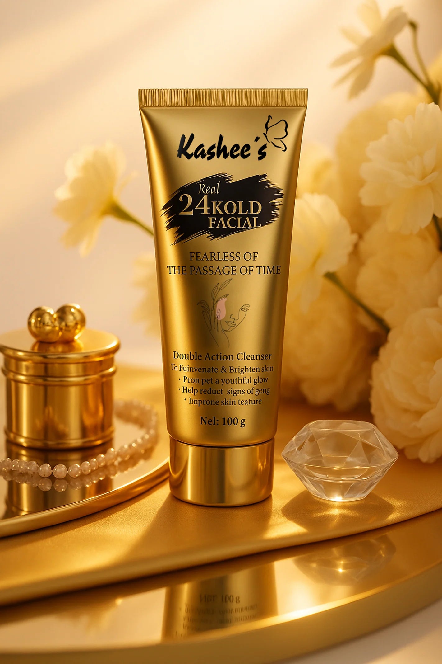 Kashees Real 24K Gold Facial Box