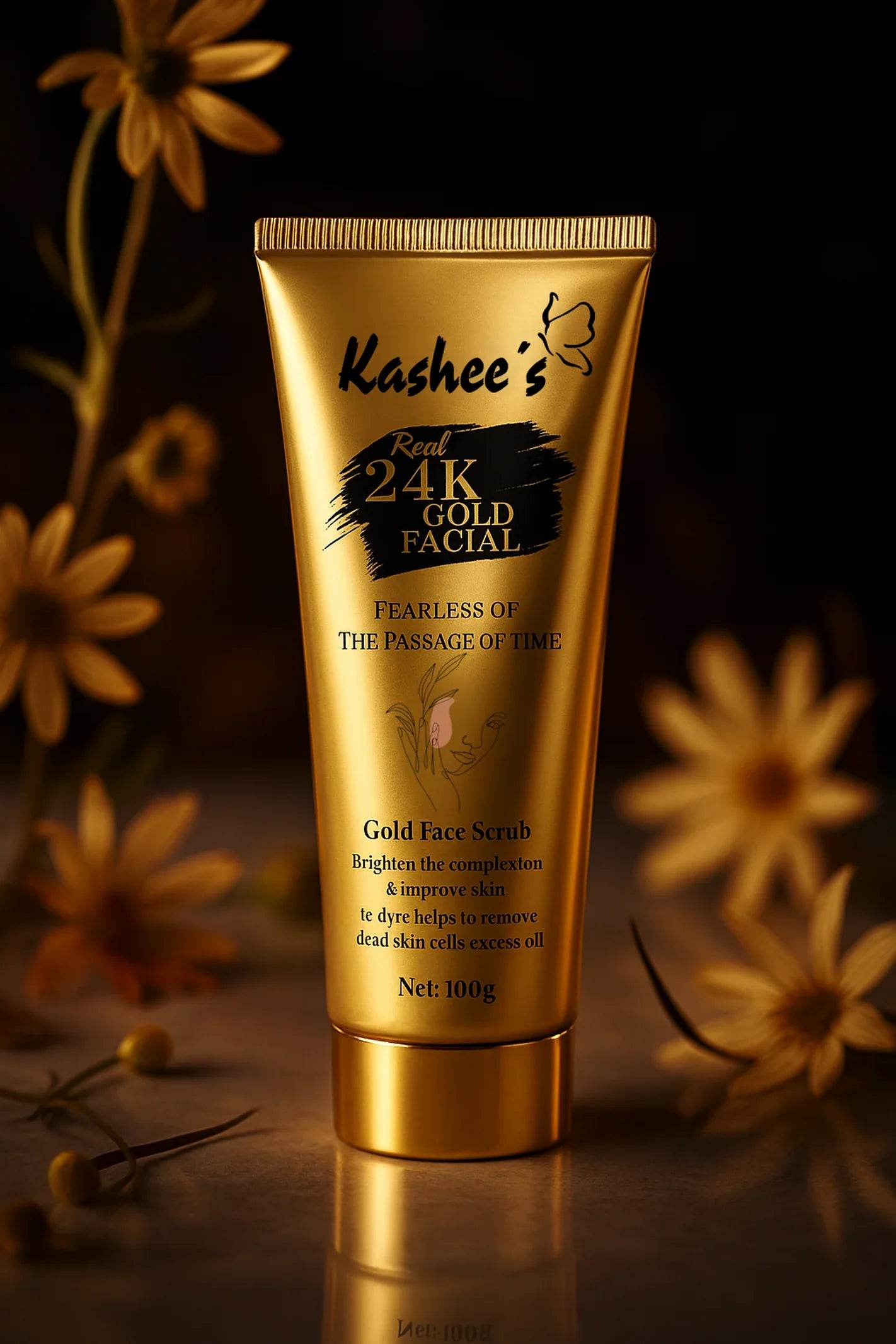 Kashees Real 24K Gold Facial Box