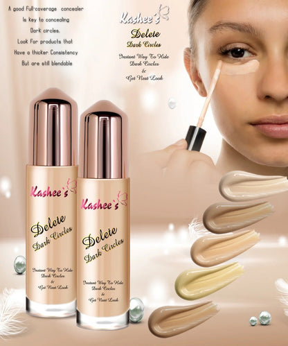 Kashee’s Flawless Trio – High-Coverage Foundation, Concealer & Pro Brush